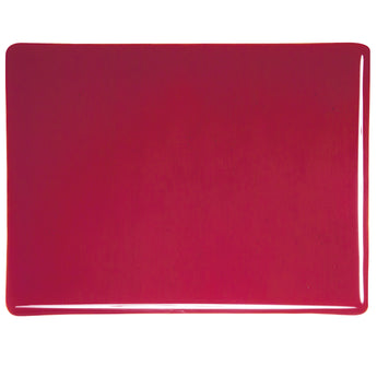 Bullseye Thin Garnet Red Transparent 90COE