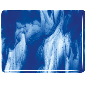 Bullseye Clear, Deep Cobalt Blue Streaky 90COE