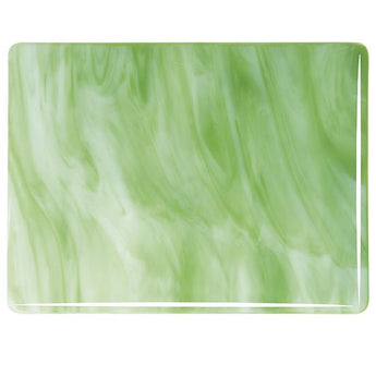 Bullseye White/Light Green Opal 90COE