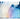 Bullseye Clear / Aventurine Blue Streaky Double Roll Iridized 90COE
