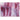 Bullseye White/Cranberry Pink 90COE