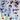 Bullseye Red/White/Blue Confetti Fusible 90 COE