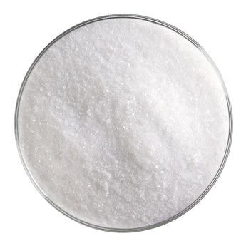 Bullseye Frit, Opaque White - Opalescent (fine) - 4 oz.