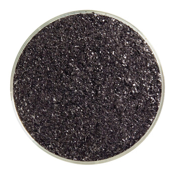 Bullseye Frit, Black - Opalescent (fine) - 4 oz
