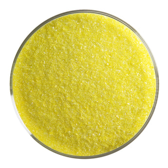 Bullseye Frit, Canary Yellow - Opalescent (fine) - 4 oz