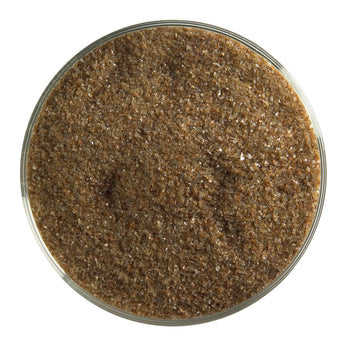 Bullseye Frit, Woodland Brown - Opalescent (fine) - 4 oz