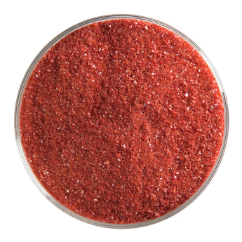 Bullseye Frit, Deep Red - Opalescent (fine) - 4oz