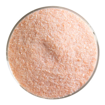 Bullseye Frit, Salmon Pink - Opalescent (fine) - 4 oz