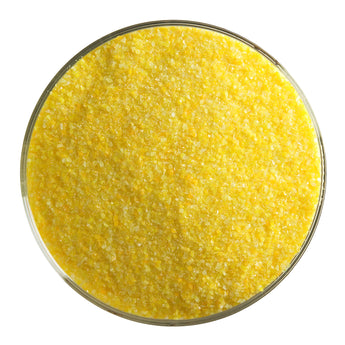 Bullseye Frit, Marigold Yellow - Opalescent (fine) - 4 oz