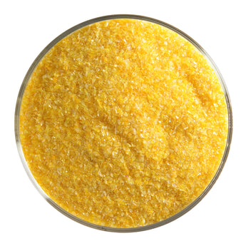 Bullseye Frit,  Pumpkin Orange - Opalescent (fine) - 4 oz
