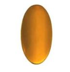 Background Jewel 45x18mm Oval Smooth - Light Amber