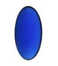 Background Jewel 45x18mm Oval Smooth - Dark Blue