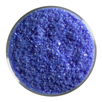Bullseye Frit, Cobalt Blue  - Opalescent (medium) - 4 oz