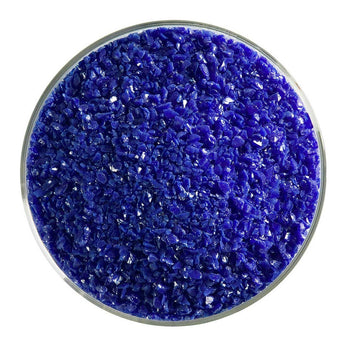 Bullseye Frit, Deep Cobalt Blue - Opalescent (medium) - 4oz