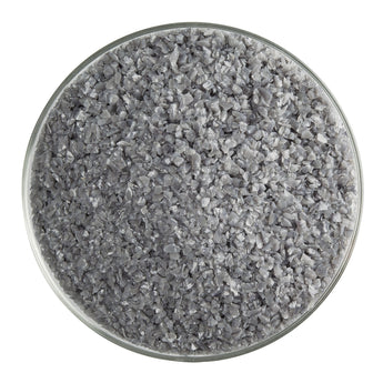 Bullseye Frit, Slate Gray - Opalescent (medium) - 4 oz