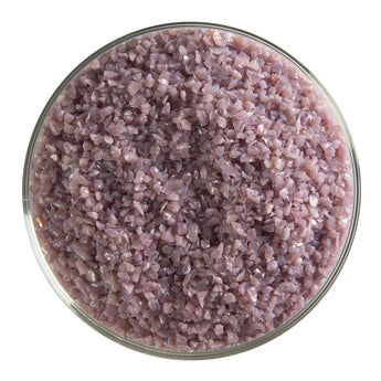 Bullseye Frit, Dusty Lilac - Opalescent (medium) - 4 oz