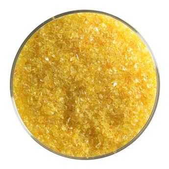 Bullseye Frit, Orange - Transparent (medium) - 4oz