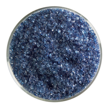 Bullseye Frit, Steel Blue - Transparent (medium) - 4 oz