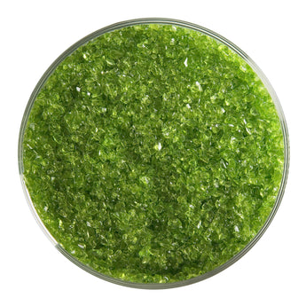 Bullseye Frit, Spring Green - Transparent (medium) - 4oz