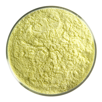 Bullseye Frit, Canary Yellow - Opalescent (powder) - 4 oz