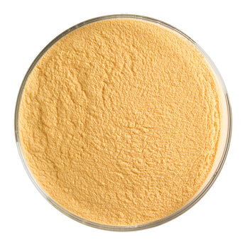 Bullseye Frit, Orange - Opalescent (powder) - 4 oz