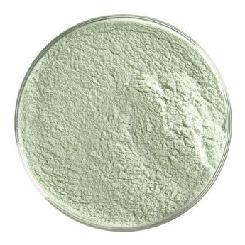 Bullseye Frit, Dark Forest Green - Opalescent (powder) - 4 oz