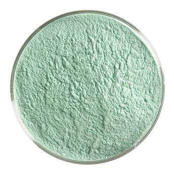 Bullseye Frit, Jade Green - Opalescent (powder) - 4 oz