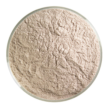 Bullseye Frit, Dark Rose Brown - Transparent (powder) - 4 oz