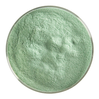 Bullseye Frit, Aventurine Green - Transparent (powder) - 4 oz