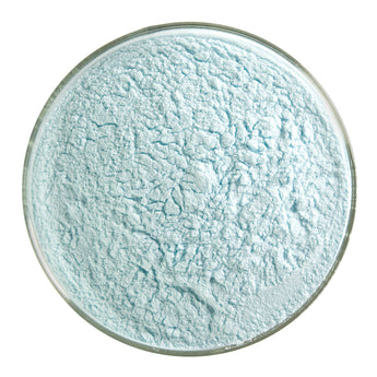 Bullseye Frit, Turquoise Blue - Transparent (powder) - 4 oz