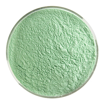 Bullseye Frit, Kelly Green - Transparent (powder) - 4 oz