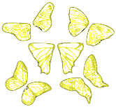 Butterfly Wing Filigree-5 Pairs