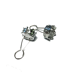 Cap/Loop Set for Glaskolben Ornaments