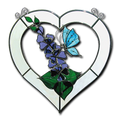 Butterfly Crystal Heart Pre-Cut