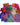 Crinklized Dichro 96 COE Scrap-8oz