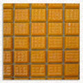 Dawn Orange Mosaic Glass Tile