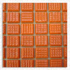 Dusk Orange Mosaic Glass Tile