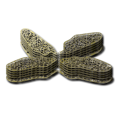 Dragonfly Filigree Wings (7 sets = 28 pieces)