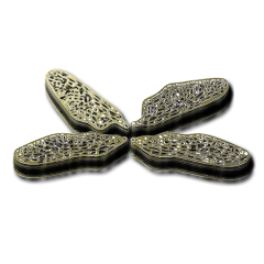 Dragonfly Filigree Wings (9 sets = 36 pieces)