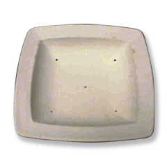 Square Bowl w/Lip Mold 6-1/2''