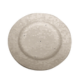 Rimmed Round Plate 8 3/4'' Dia.