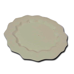 Double Scallop Rim Plate Mold 11''