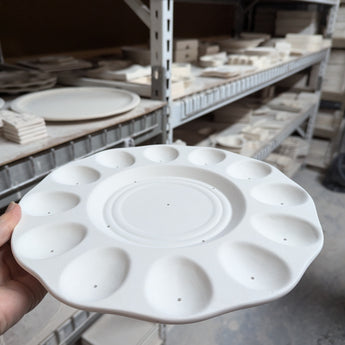 Deviled Egg Plate Mold 11-1/2"diameter x 3/4" deep with center rings