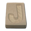 3'' Candy Cane Ornament Casting Mold