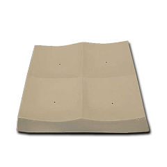 4 Section Swoop Dish 7.5" Square