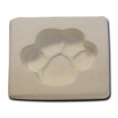 Dog Paw Casting Mold 2.25" x 1.75''