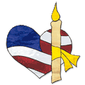 Free Pattern, Heart With Candle