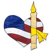 Free Pattern, Heart With Candle