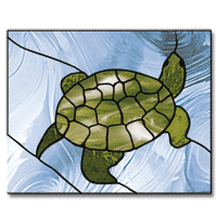 Free Pattern, Swimming Turtle