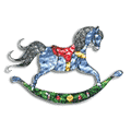 Free Pattern, Rocking Horse Ornament
